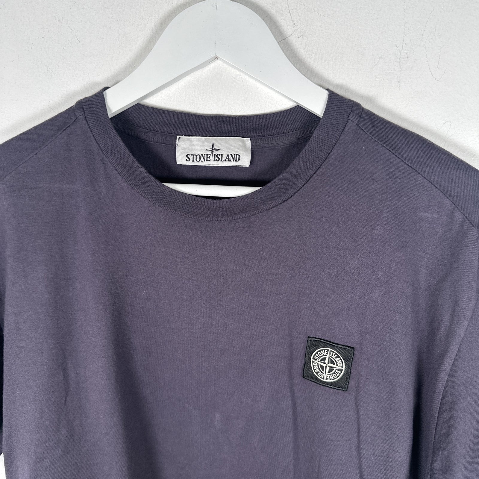 Stone Island Patch Purple T-Shirt Size L