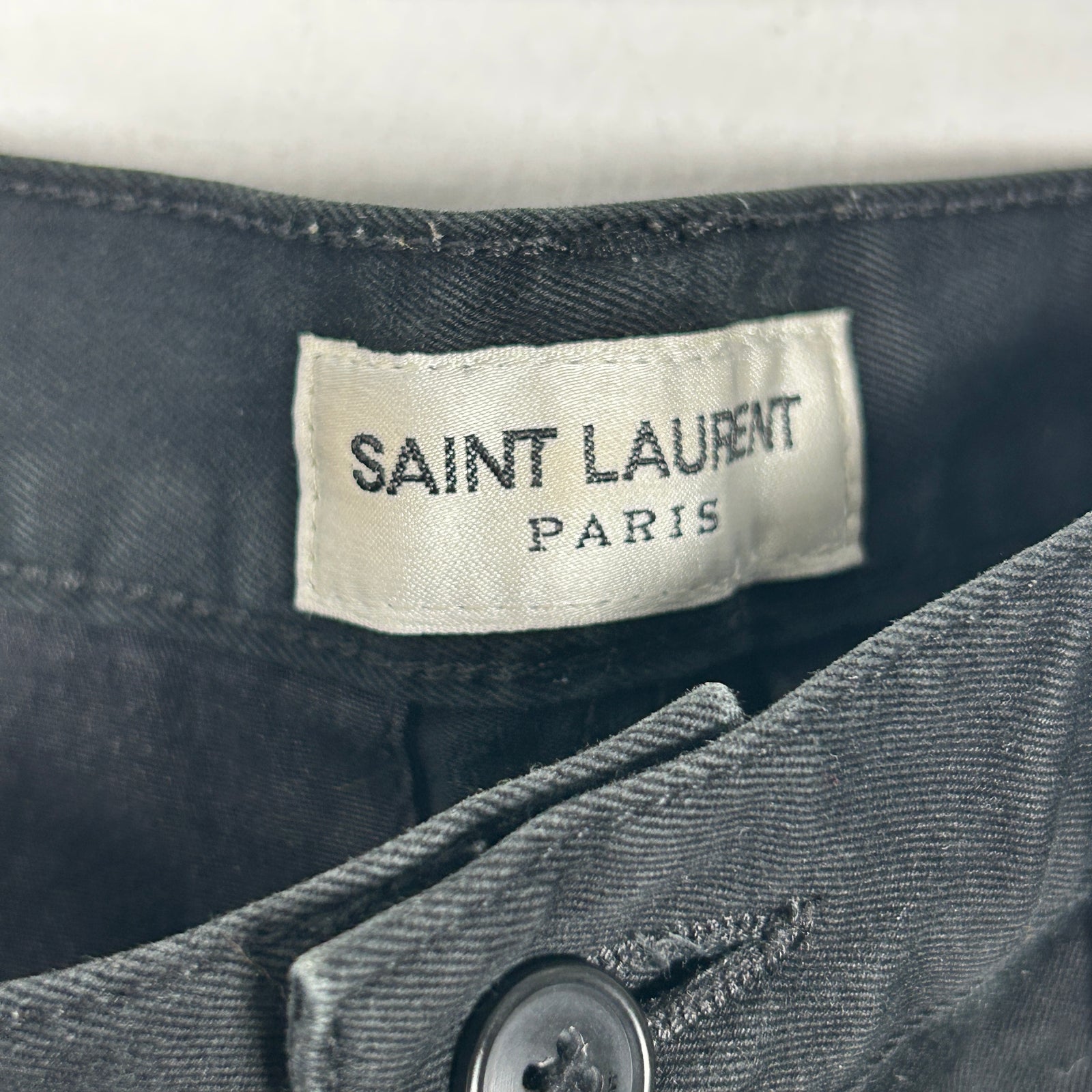 Saint Laurent Black Chino Pants Size 33