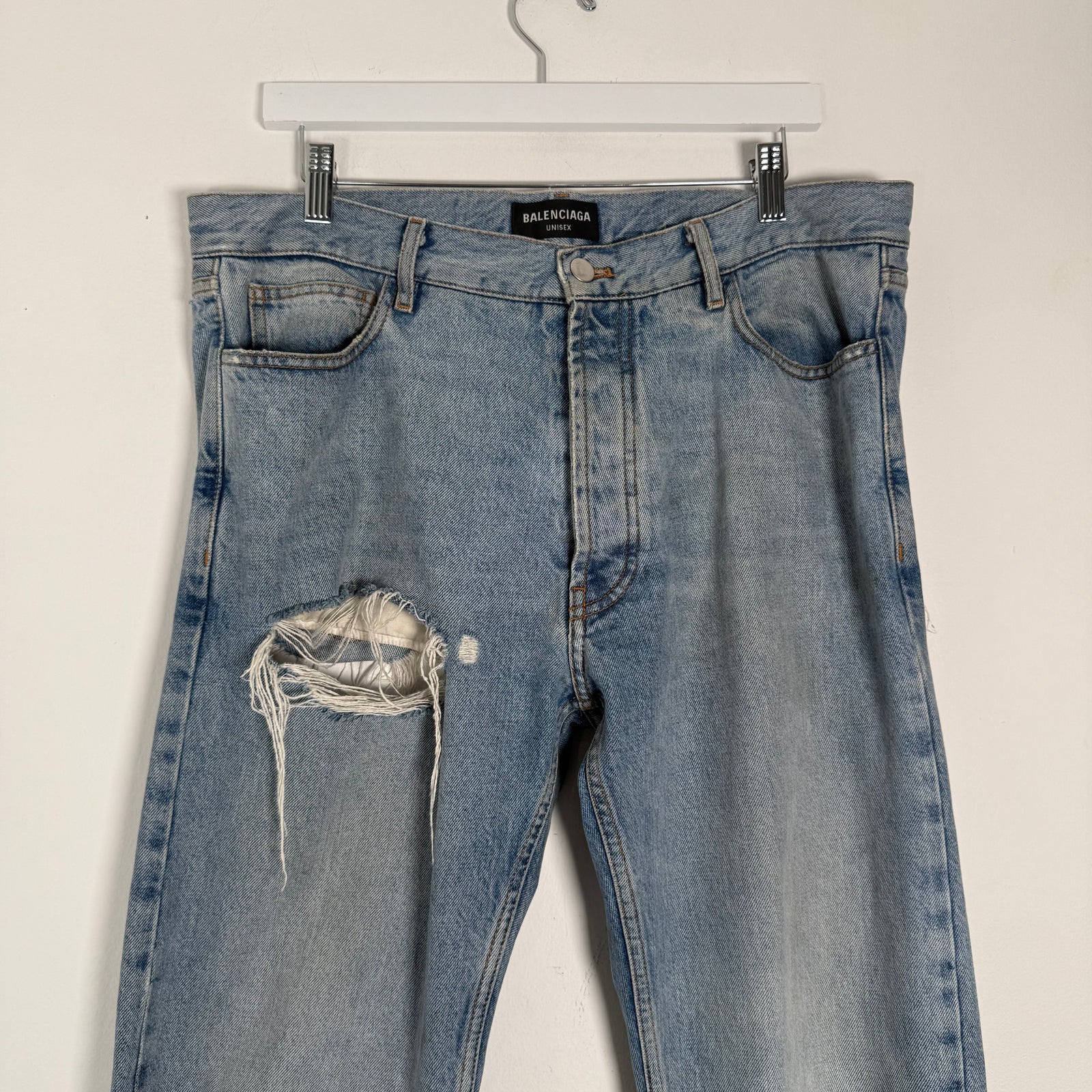 Balenciaga Sample Boxer Denim Size 34