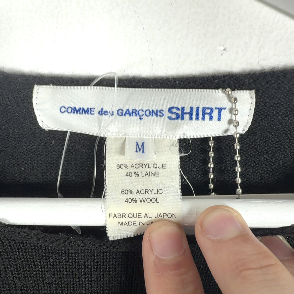 Comme Des Garcons Mickey Knit Sweater