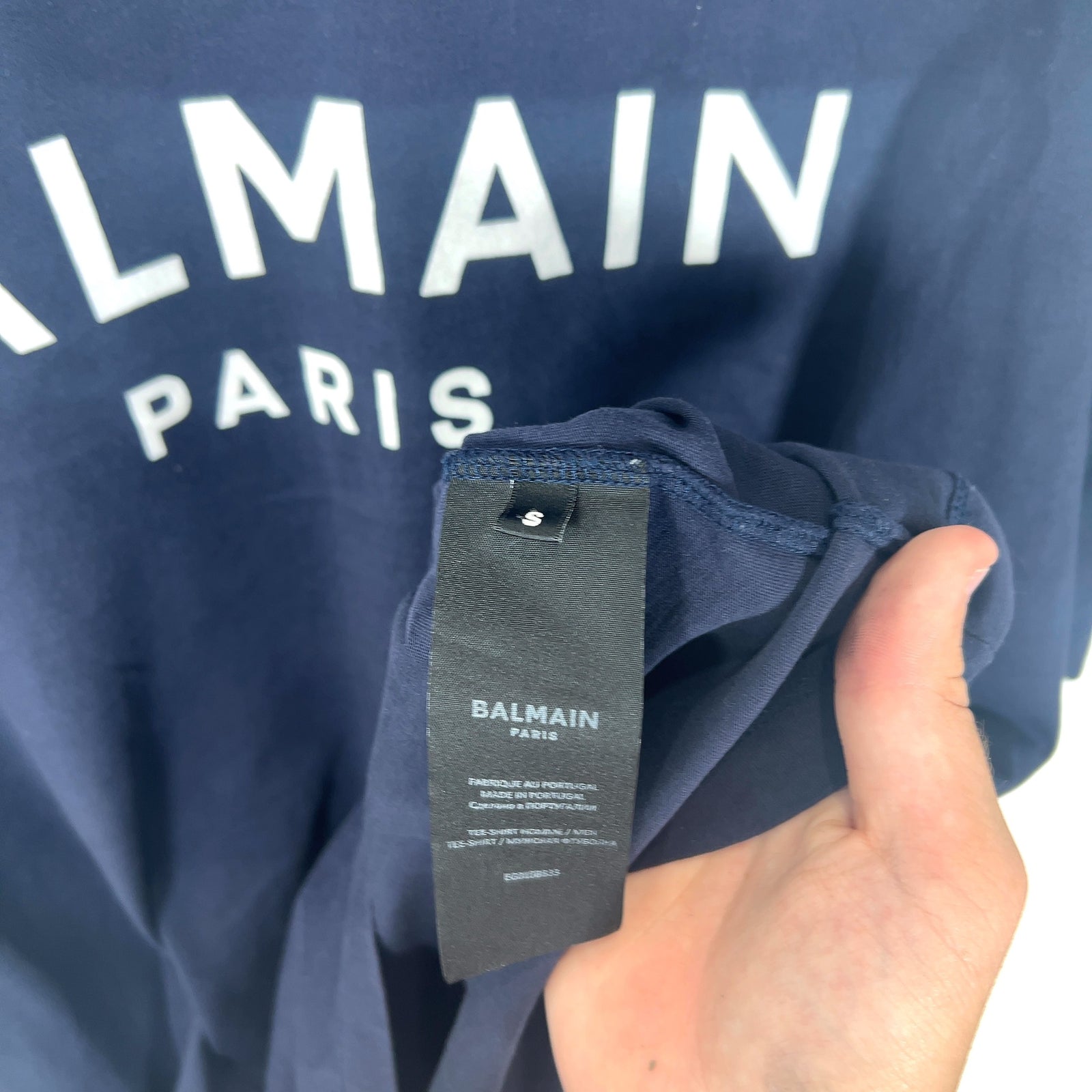 Balmain Spell Out Logo T-Shirt