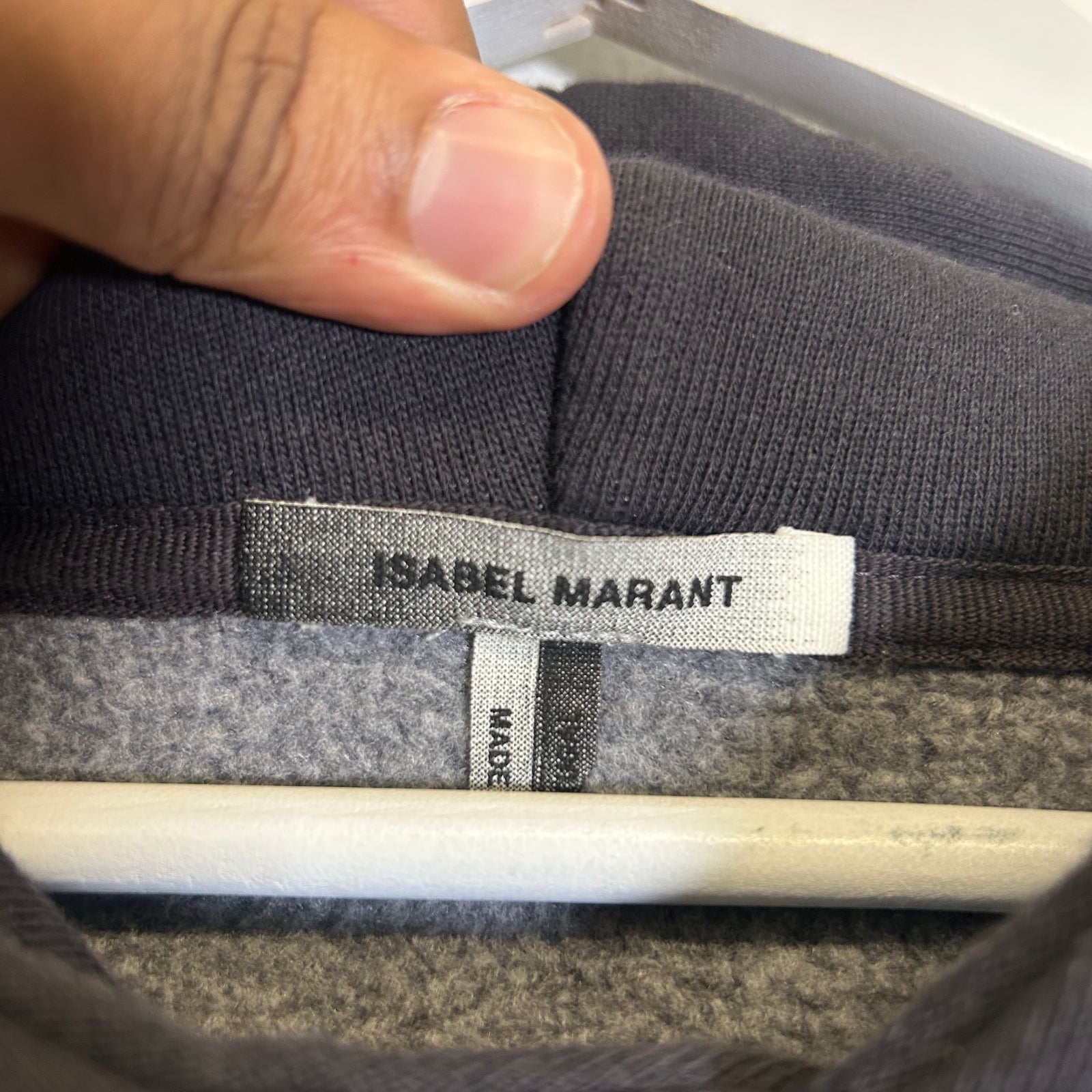 Isabel Marant Black Neon Logo Hoodie Size M