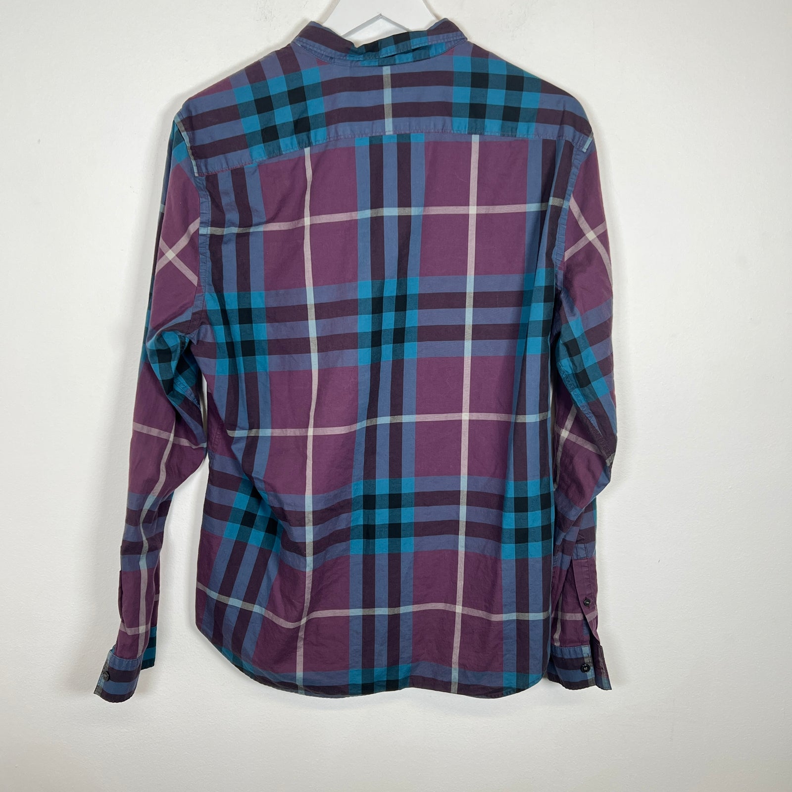 Burberry Purple & Teal Size L