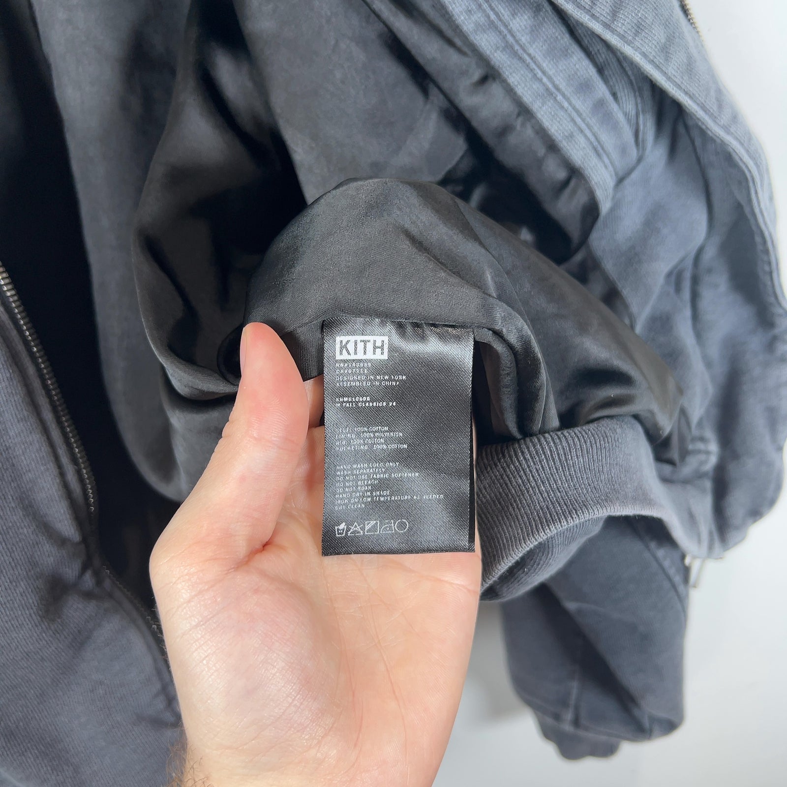Kith Cursive Logo Bomber Jacket