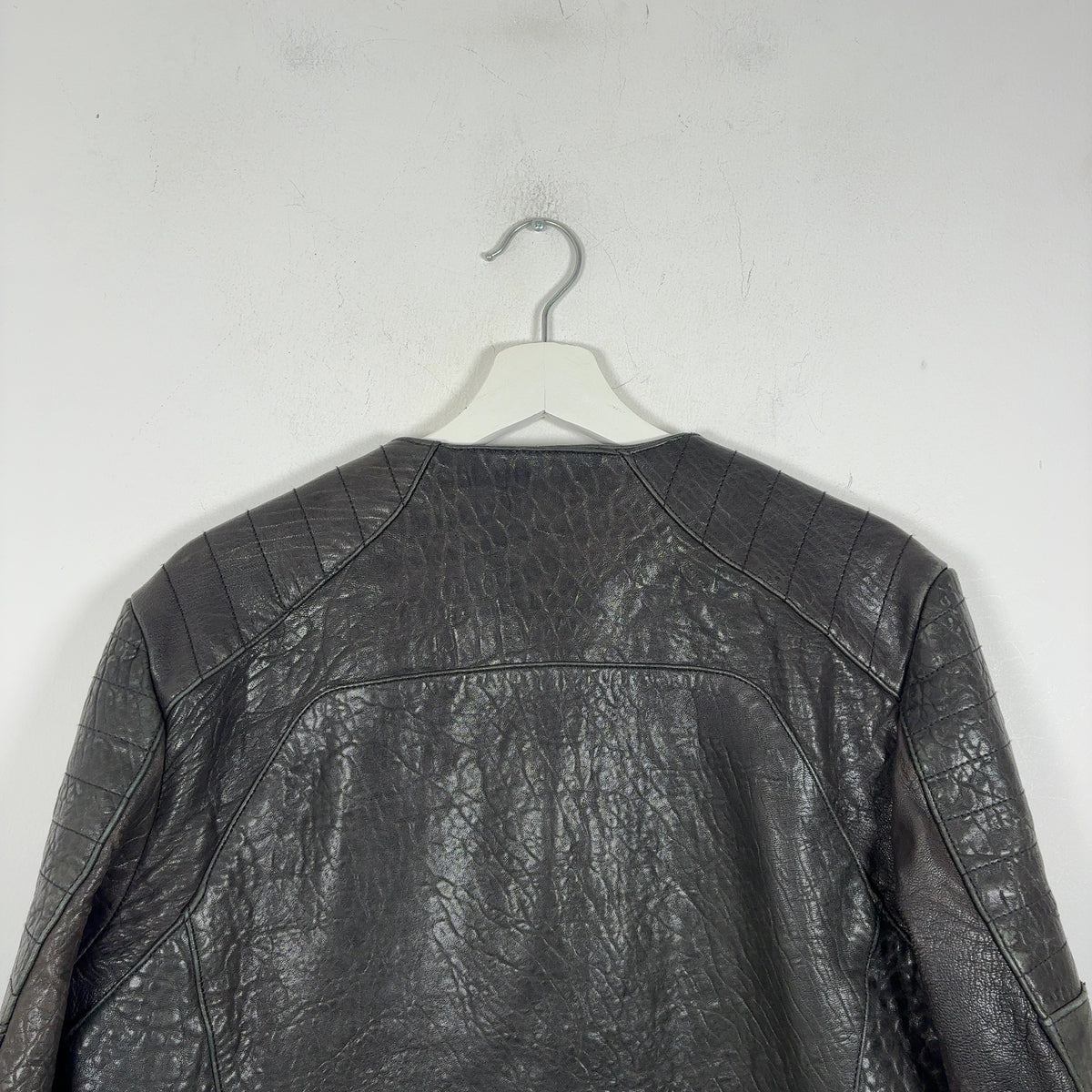 Balmain x HM AW15 Double Zip Leather Biker Jacket