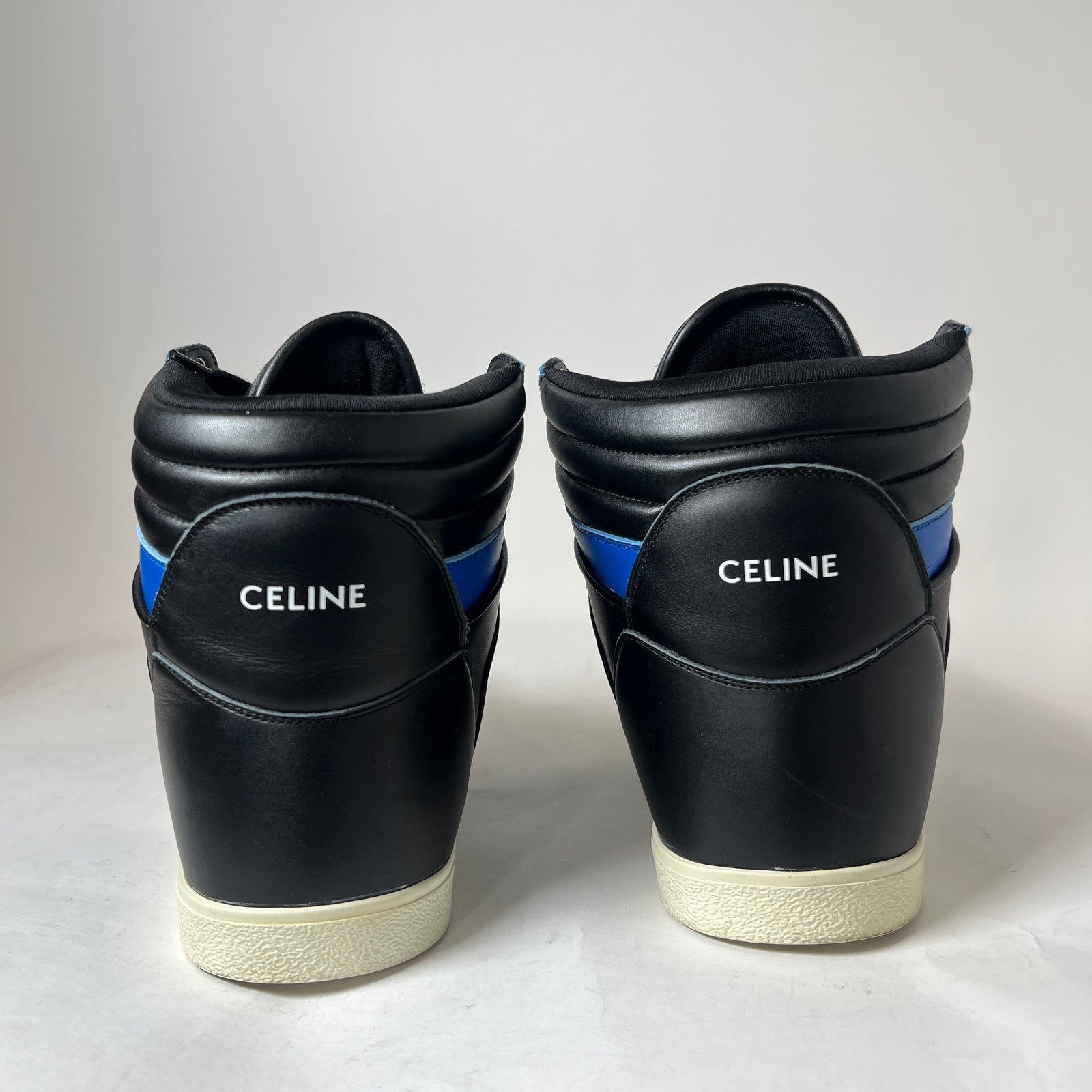 Celine Royal Blue Brake High-Top Sneaker Size 44