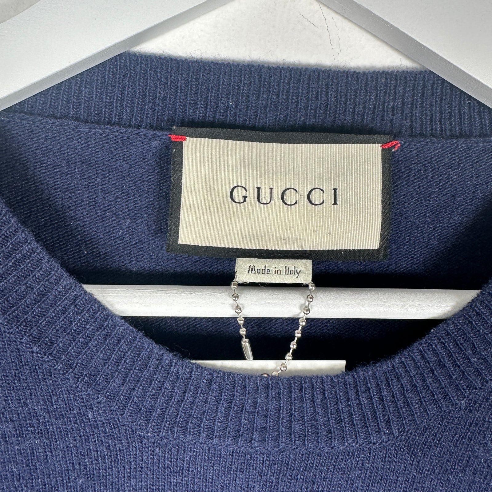 Gucci Eagle Navy Knit Size M