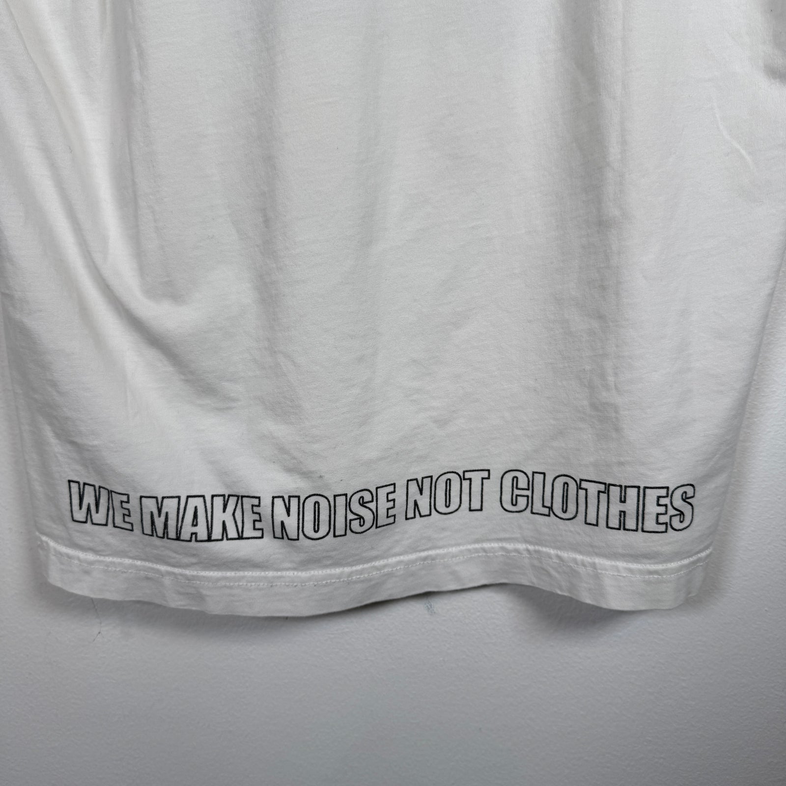 Undercover White U Underline Tee Size L