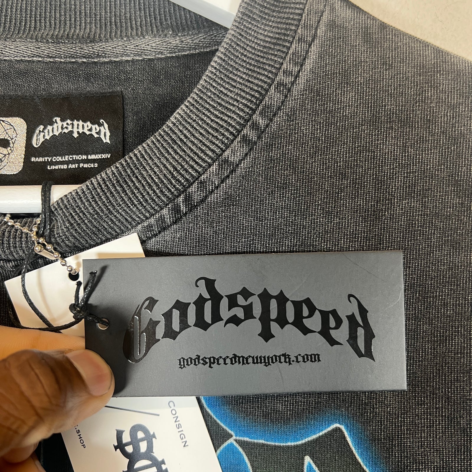 Godspeed Grey ‘Lifes A Gamble’ Longsleeve Size XS