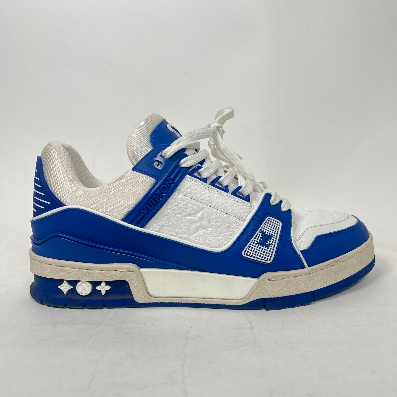 Louis Vuitton Blue/White Trainer Size LV 5.5