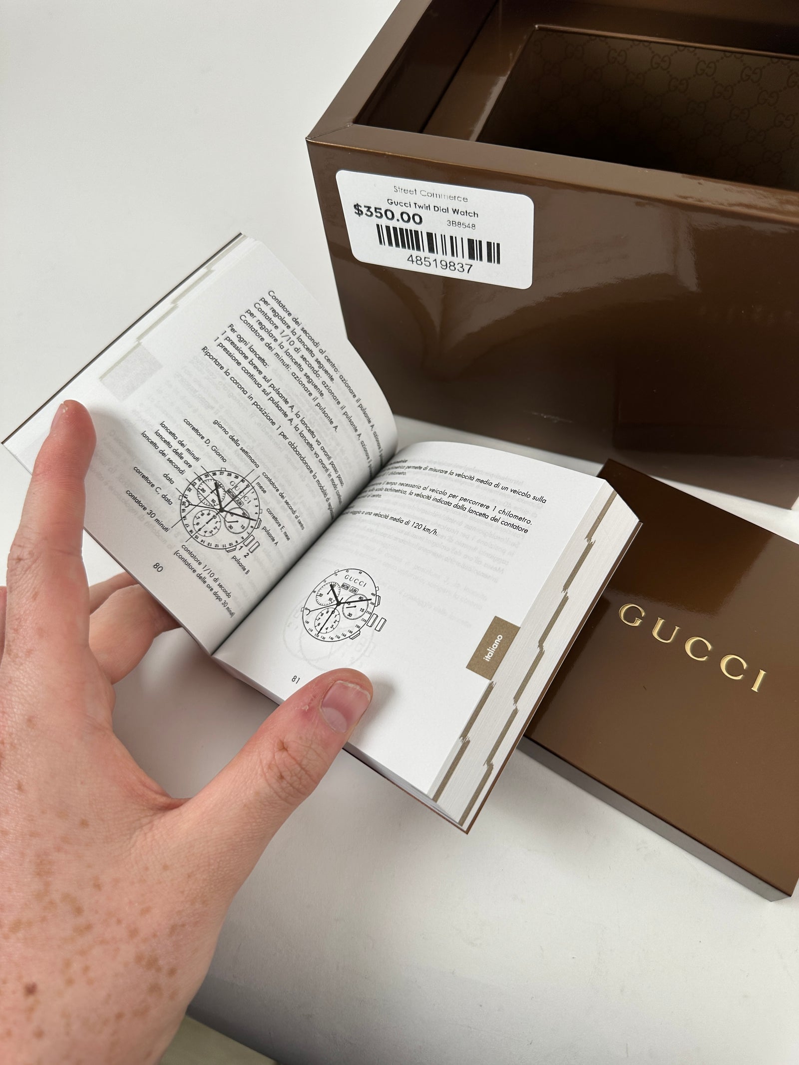Gucci Twirl Dial Watch