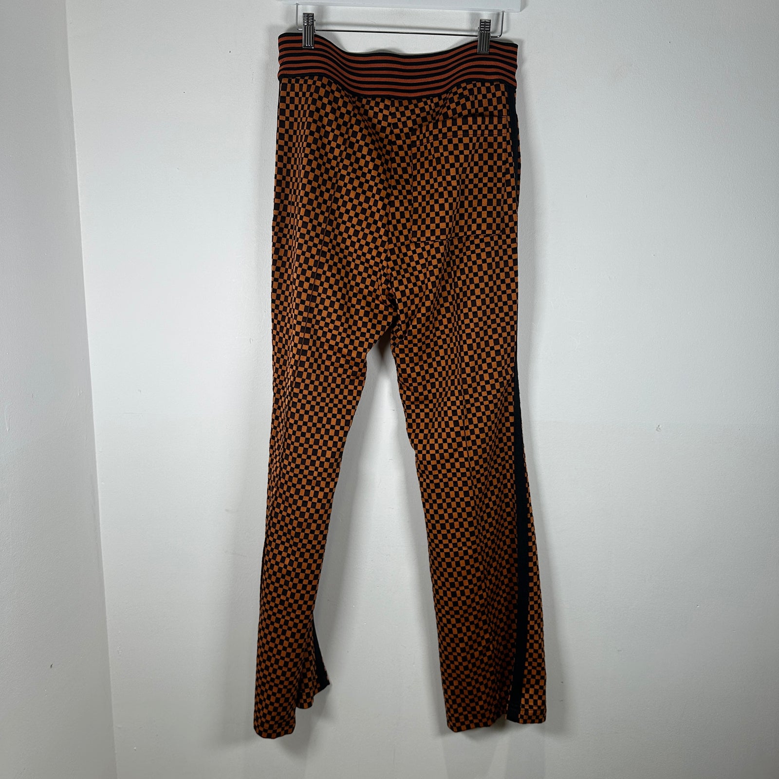 Marni Orange Checkered Lounge Pants Size 48