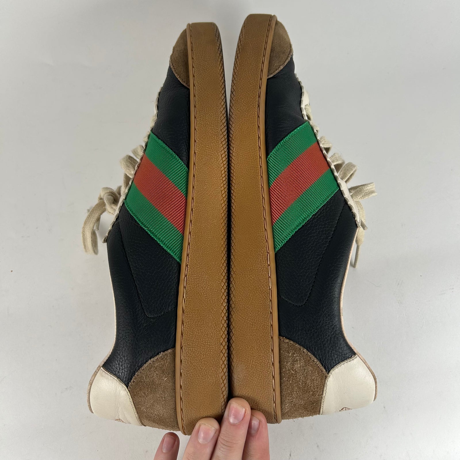 Gucci Black G74 Army Trainer Size 10.5