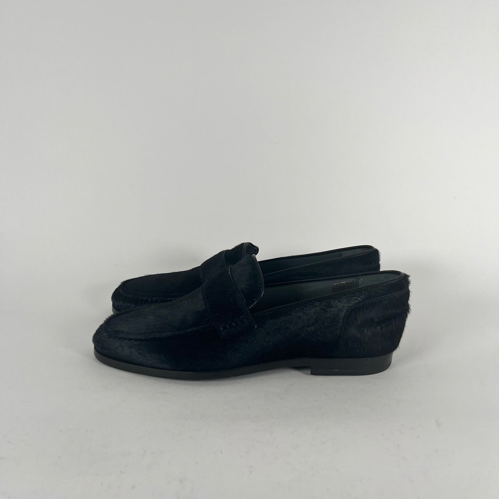 Lanvin Black Ponyhair Loafer Size 6