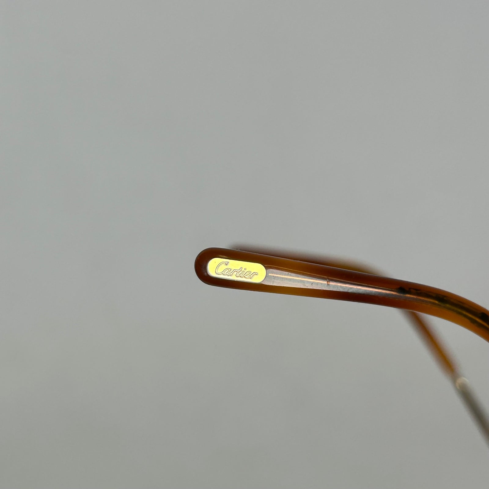 Cartier Big C Decor Gold Wire Glasses