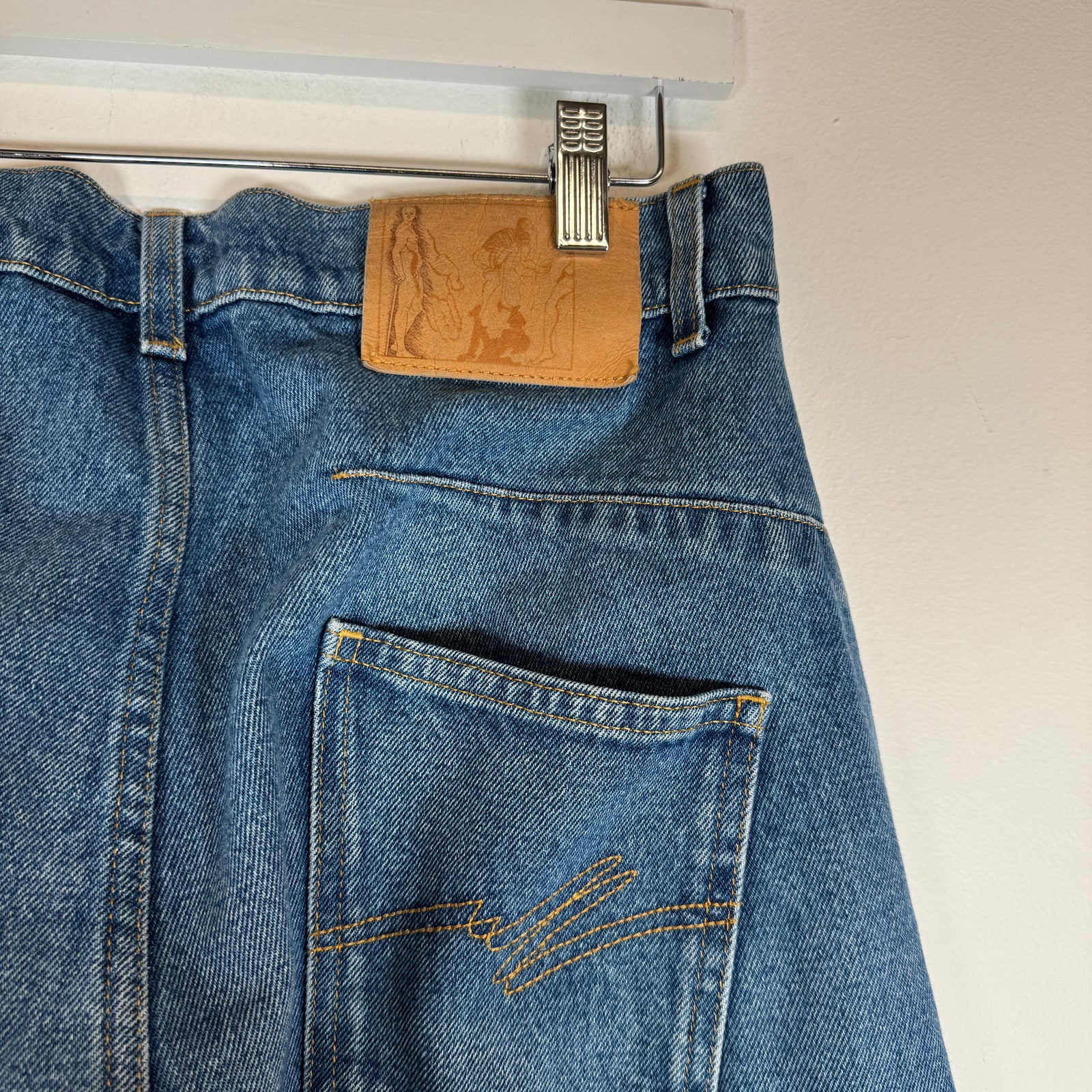 Martine Rose Twist Seam Blue Jeans Size 30