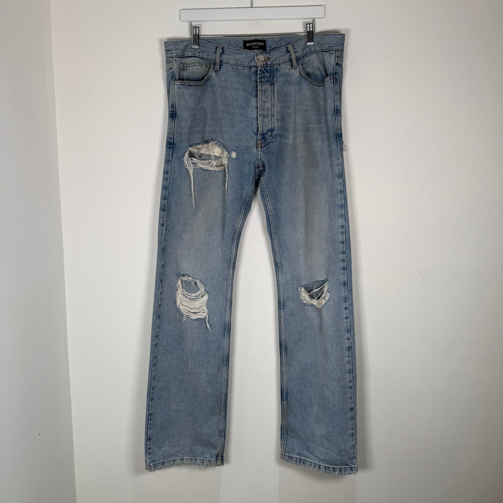 Balenciaga Sample Boxer Denim Size 34