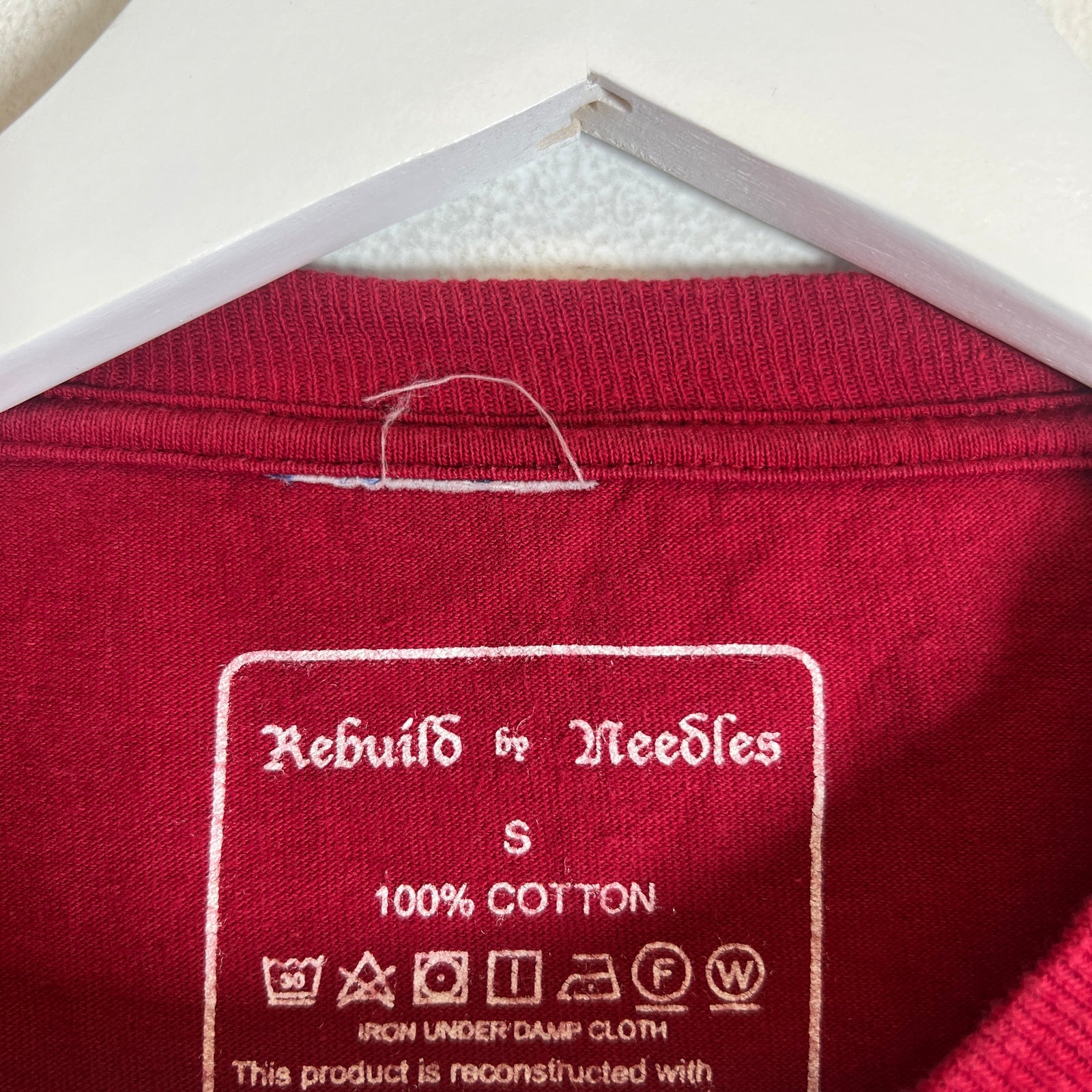 Needles Rebuild Multicolor Bridgewater College Longsleeve Size S