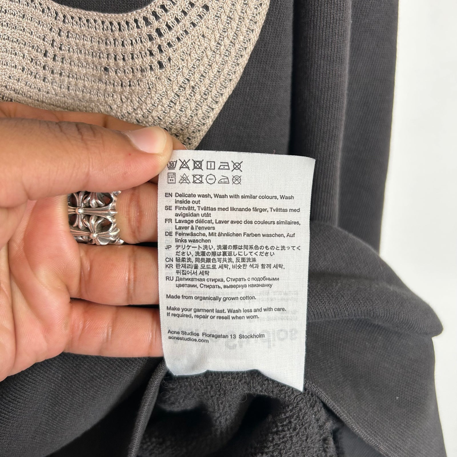 Acne Studios Bubble Logo Crewneck
