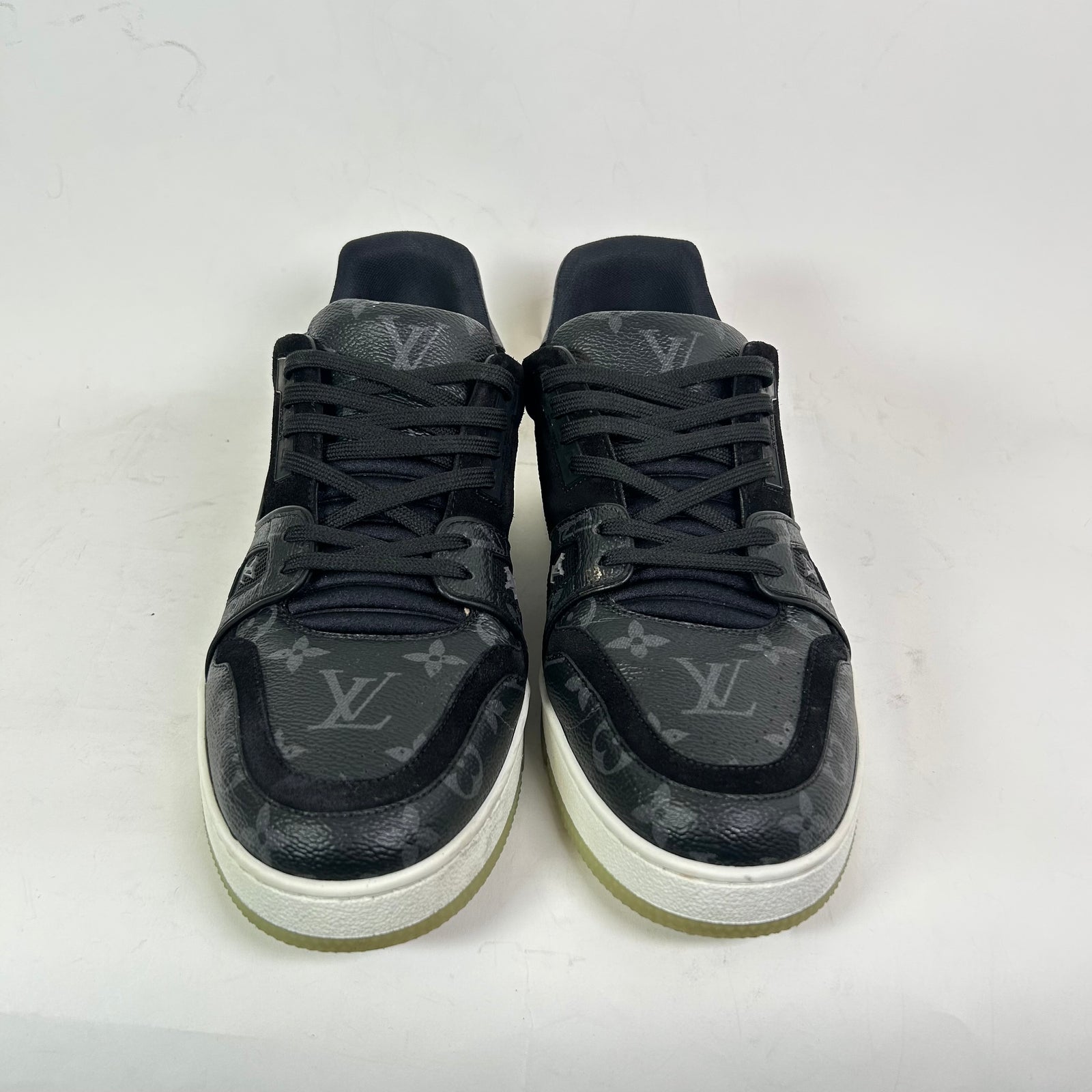 Louis Vuitton Black Monogram Trainer Size LV 9