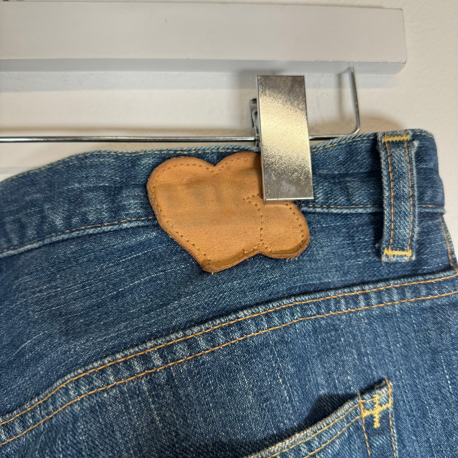 Number (N)ine Kurt Cobain Denim Patch Jeans Size 4x32