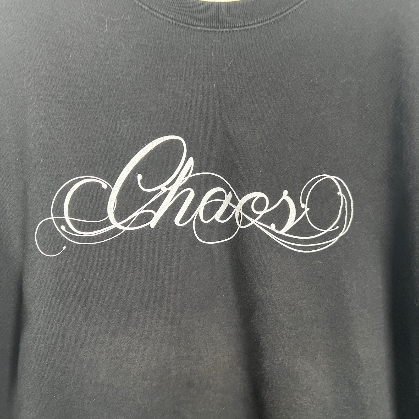 Undercover 'Chaos' Black Crewneck Size L
