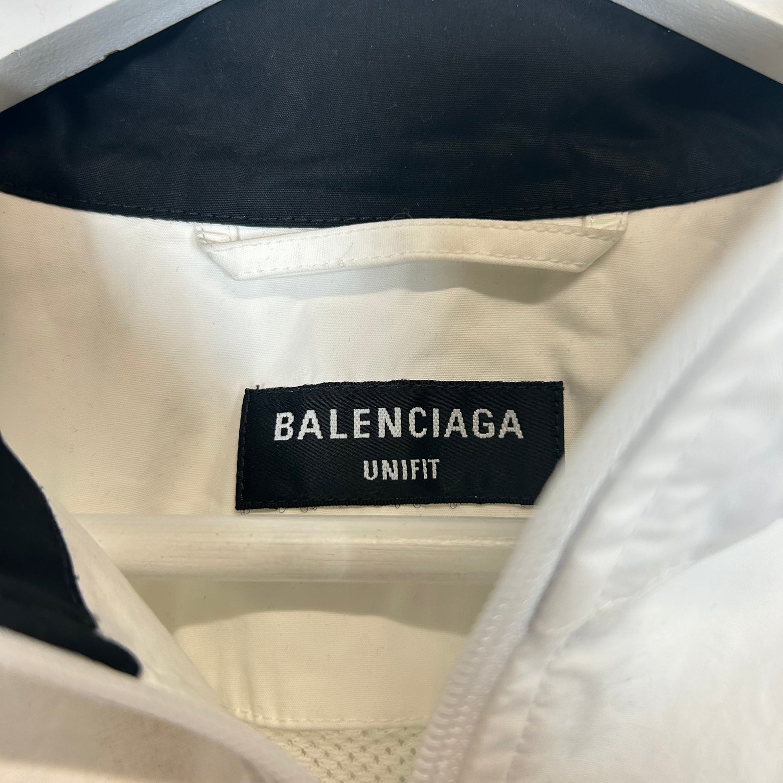 Balenciaga White/Red 3B Sport Track Jacket Size M
