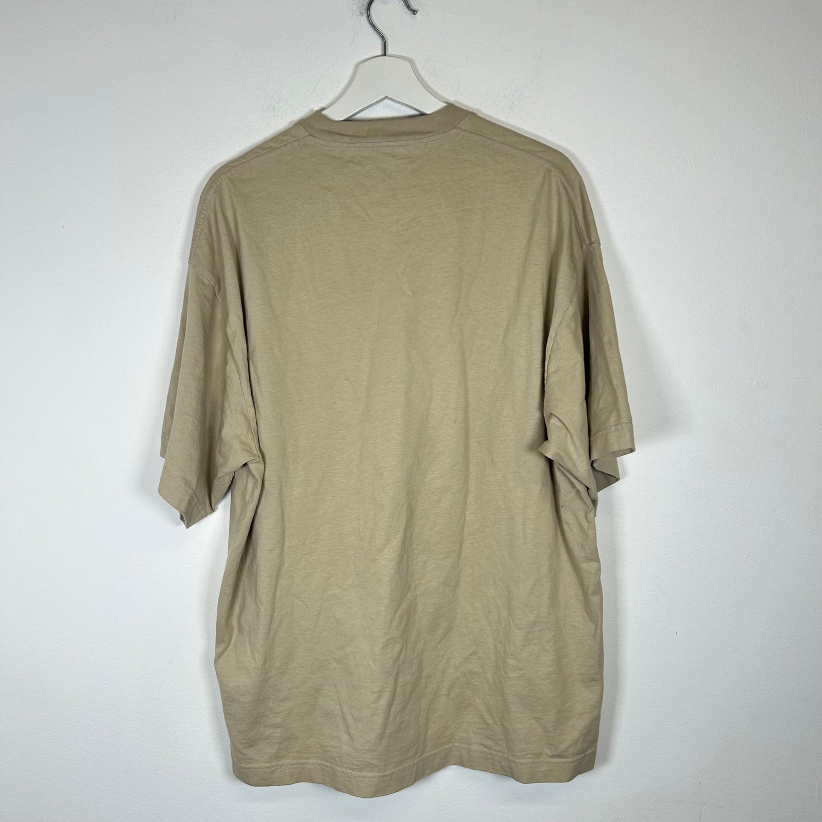 Palm Angels Beige Palm Tree Logo T-shirt Size S