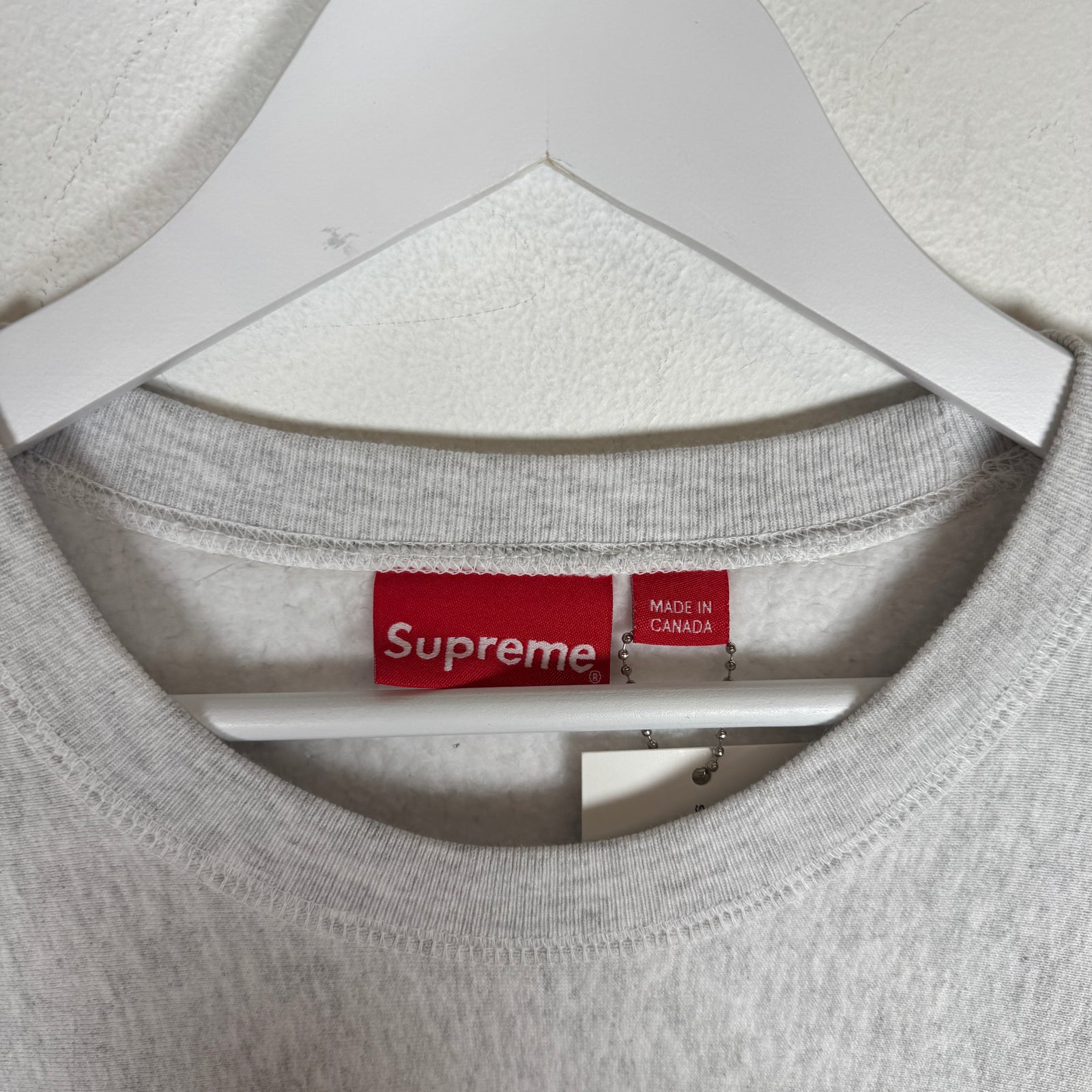 Supreme Ash Grey Cities Arc Crewneck Size M