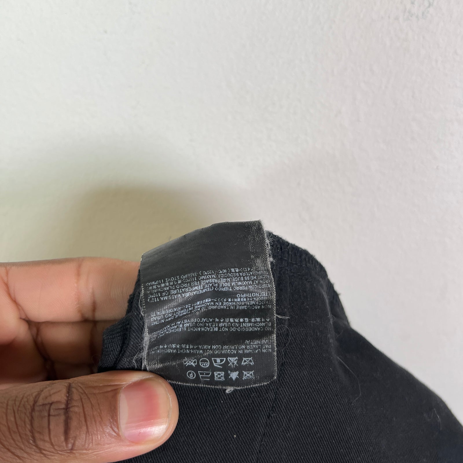 Saint Laurent Black D02 Crash Denim Size 27