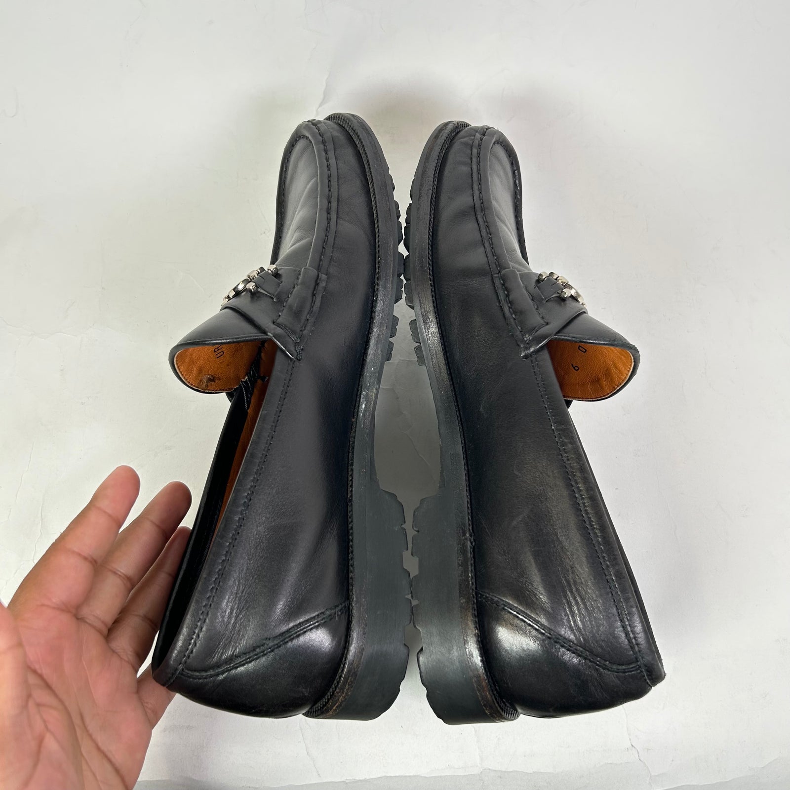Salvatore Ferragamo David Gancini Bit Leather Loafer