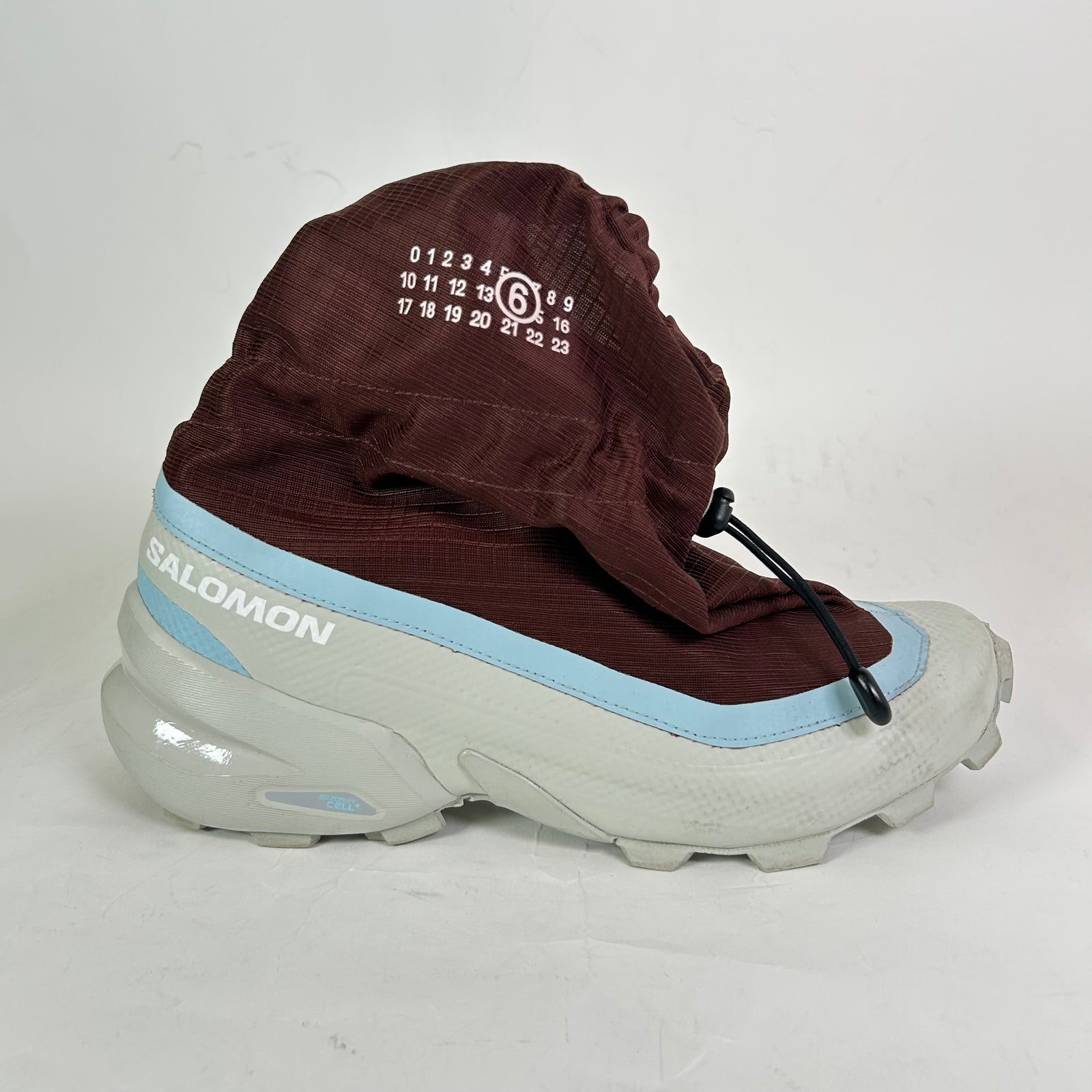 MM6 Margiela x Salomon Brown/Blue Cross Mid Sneaker Size 43