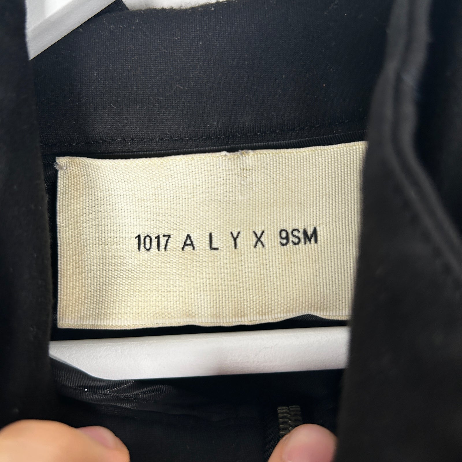 Alyx Black Buckle Rain Jacket Size M