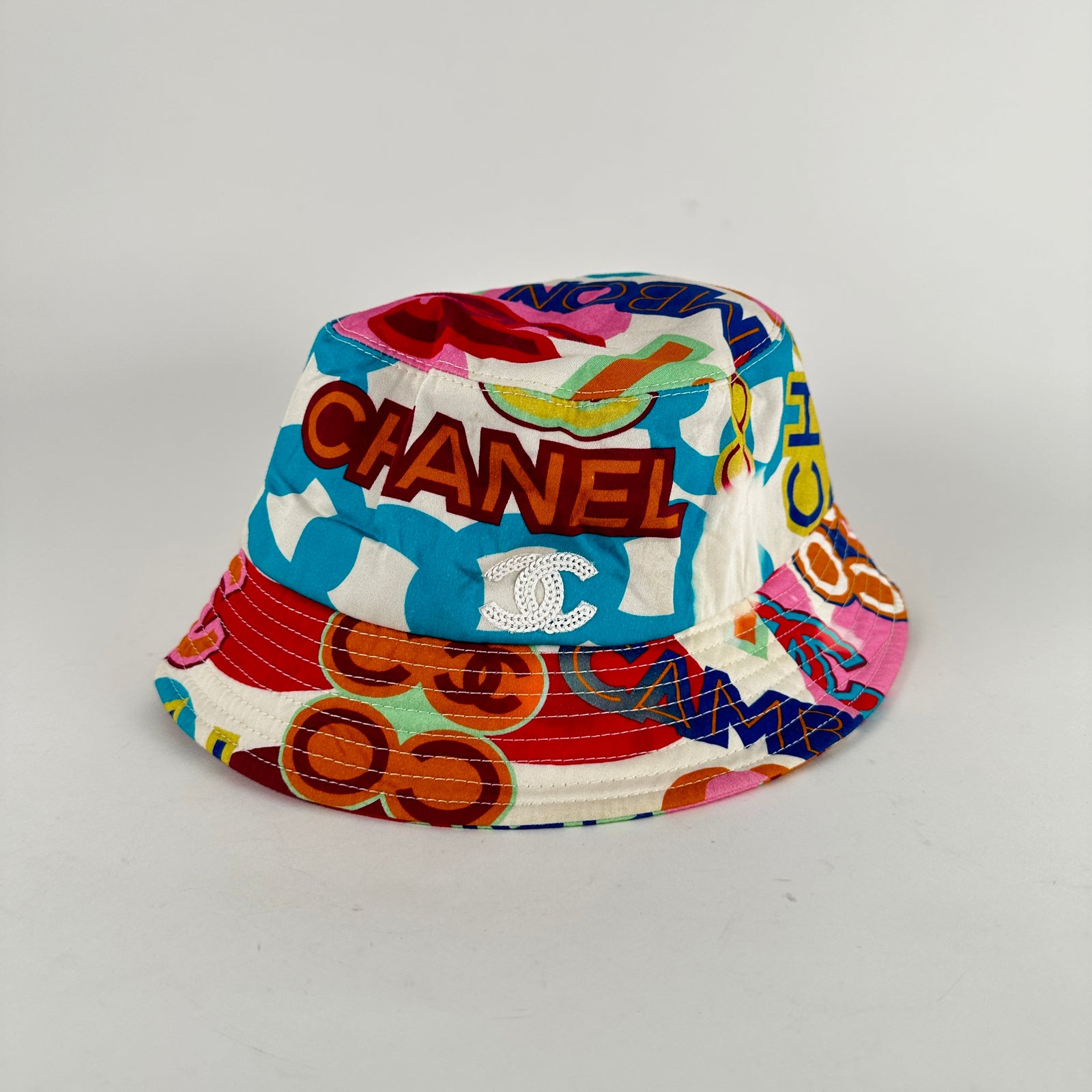 Chanel Multi-Logo Bucket Hat Size M