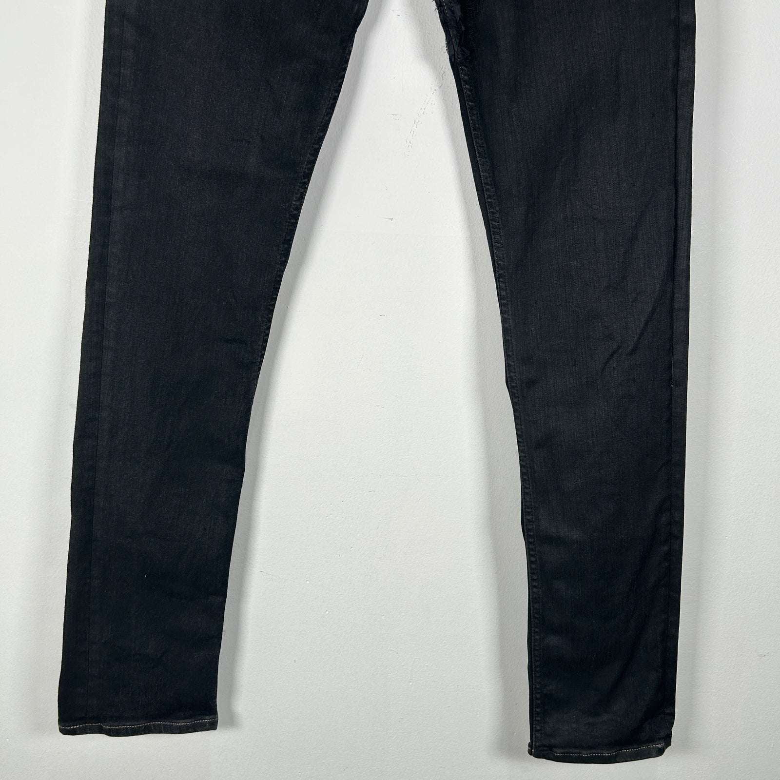 Rick Owens Triple Black Patchwork Tyrone Jeans Size 31