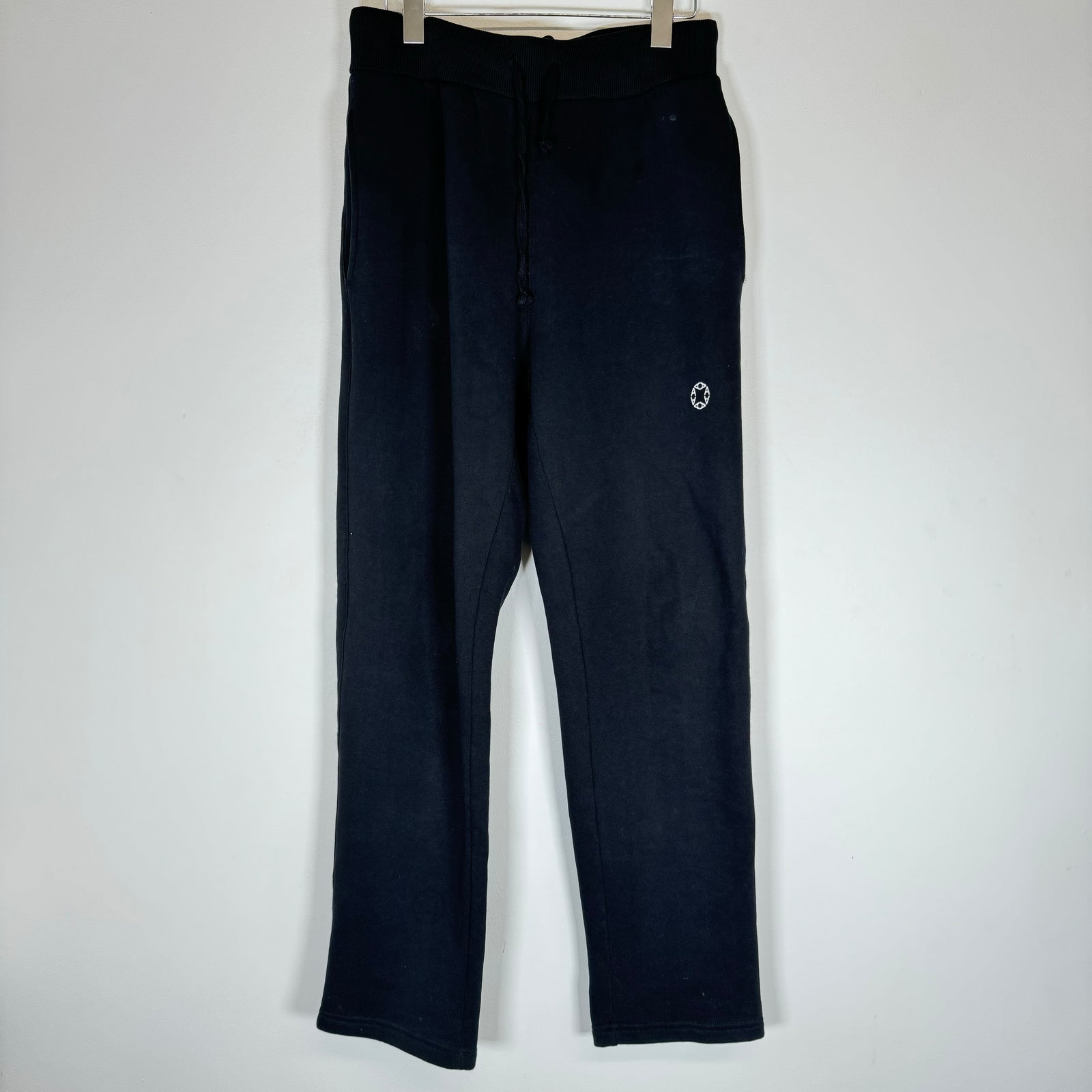 1017 Alyx Black Logo Print Sweatpants Size M