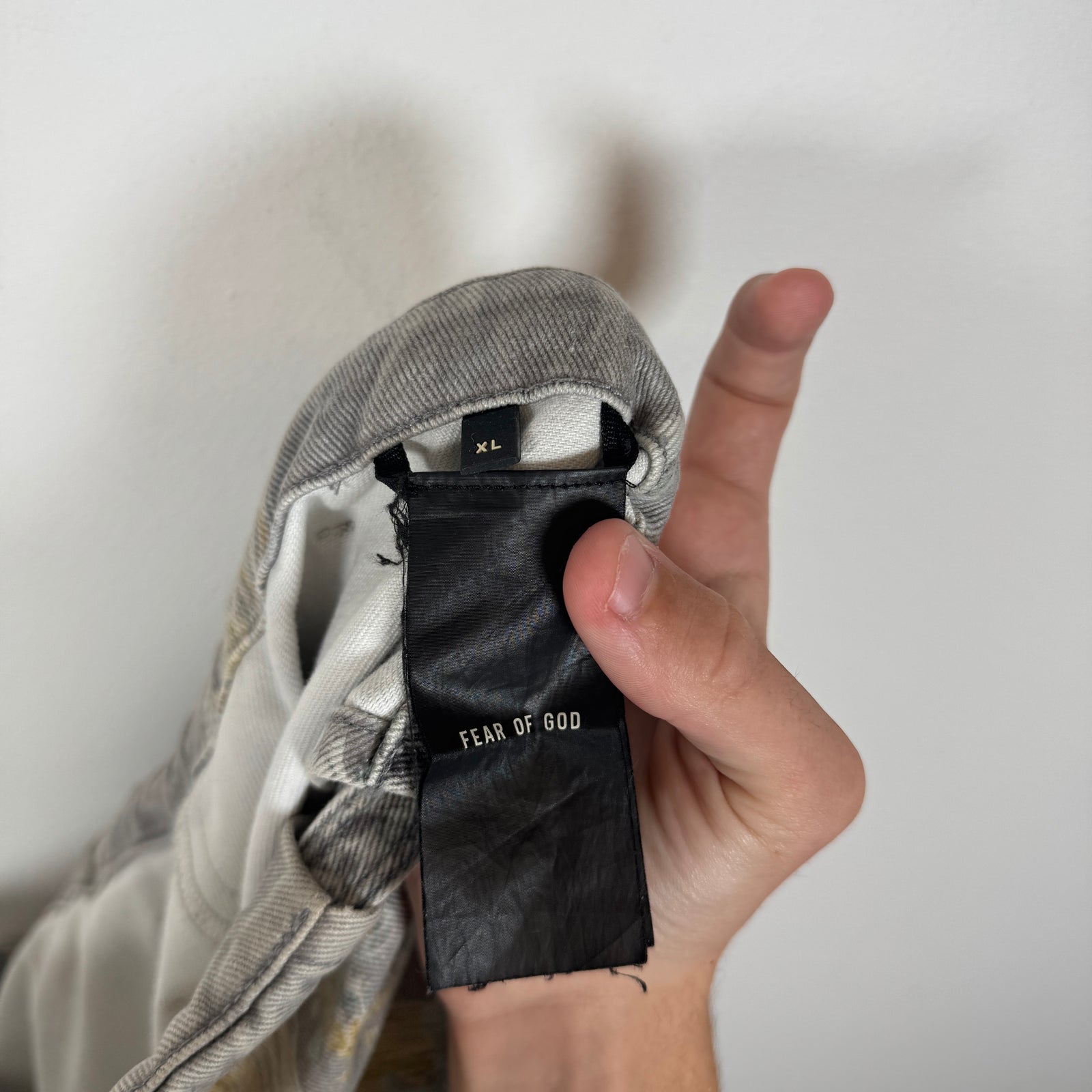 Fear of God Ghost Camo Denim Jujitsu Pants Size XL