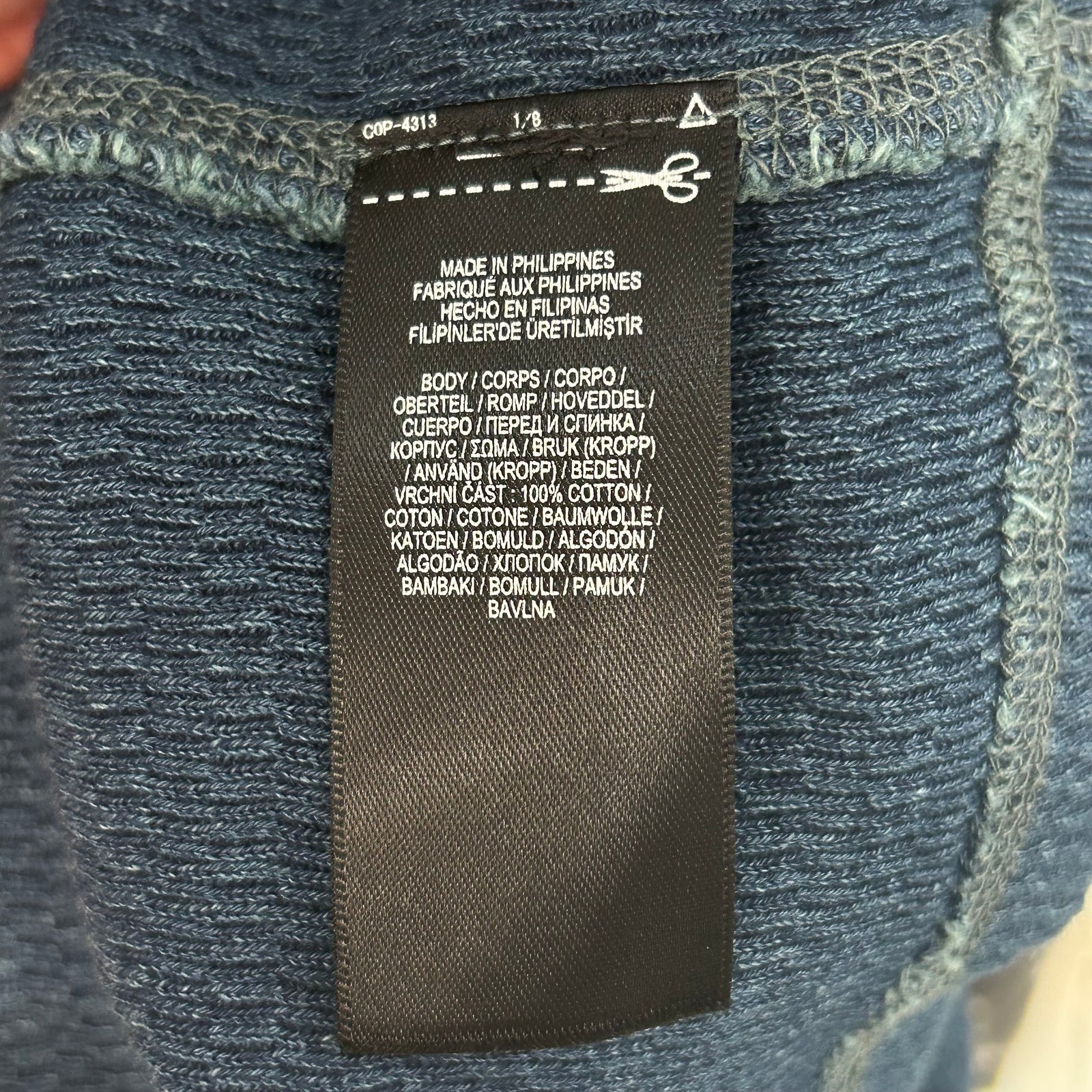 RRL Navy Thermal Shirt Size M