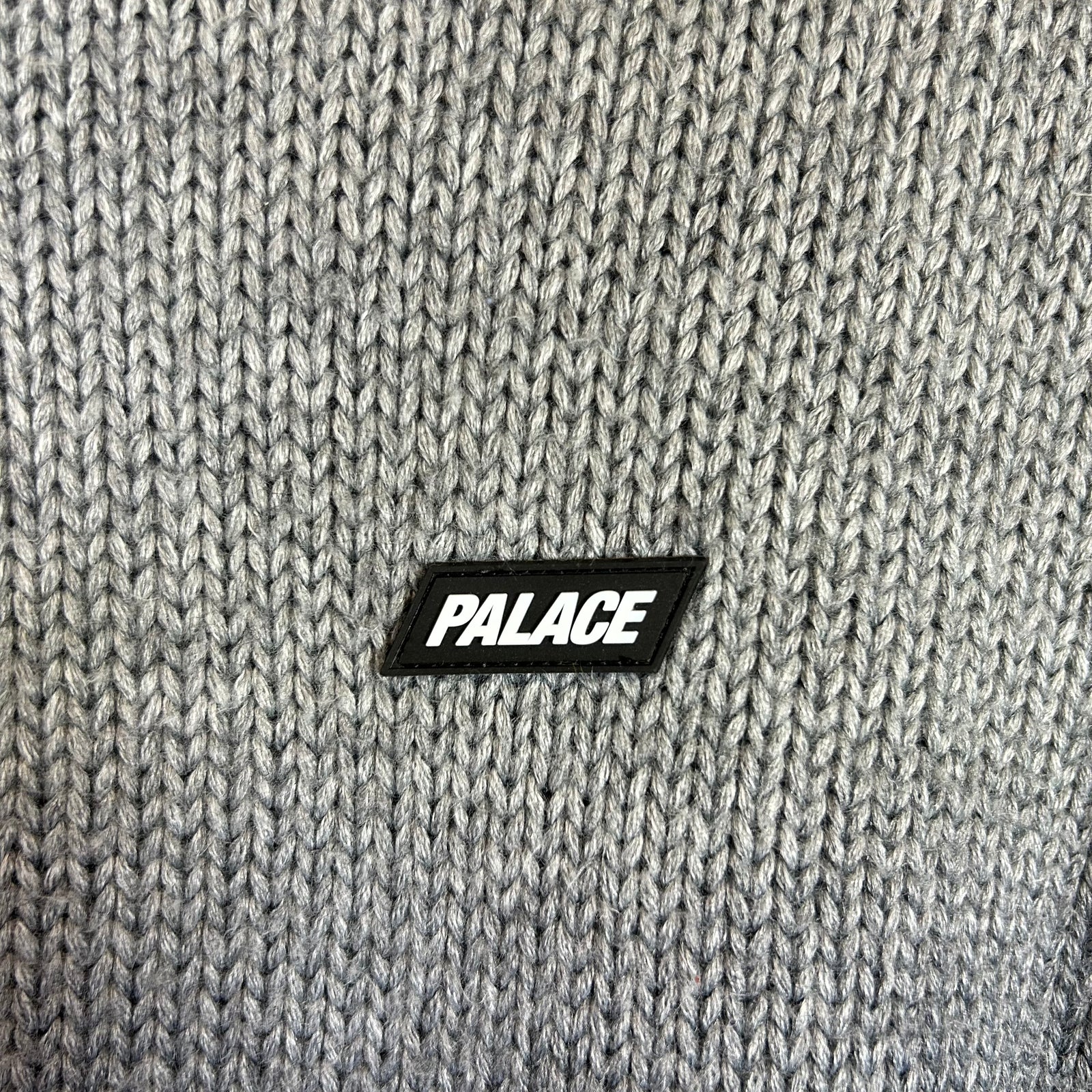 Palace Gray/Navy Gradient Ribbed Knit Sweater Size M