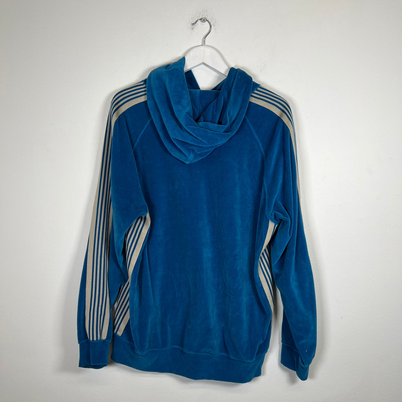 Needles Blue Velour Track Hoodie Size M