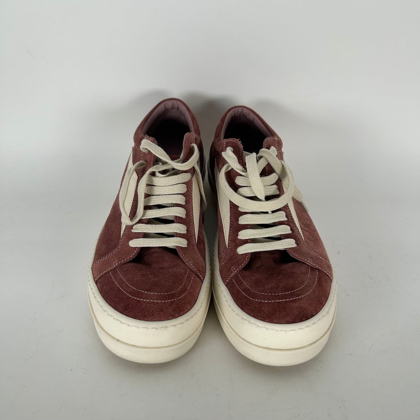 Rick Owens Dusty Pink Suede Vintage Sneaker Vans Size 45