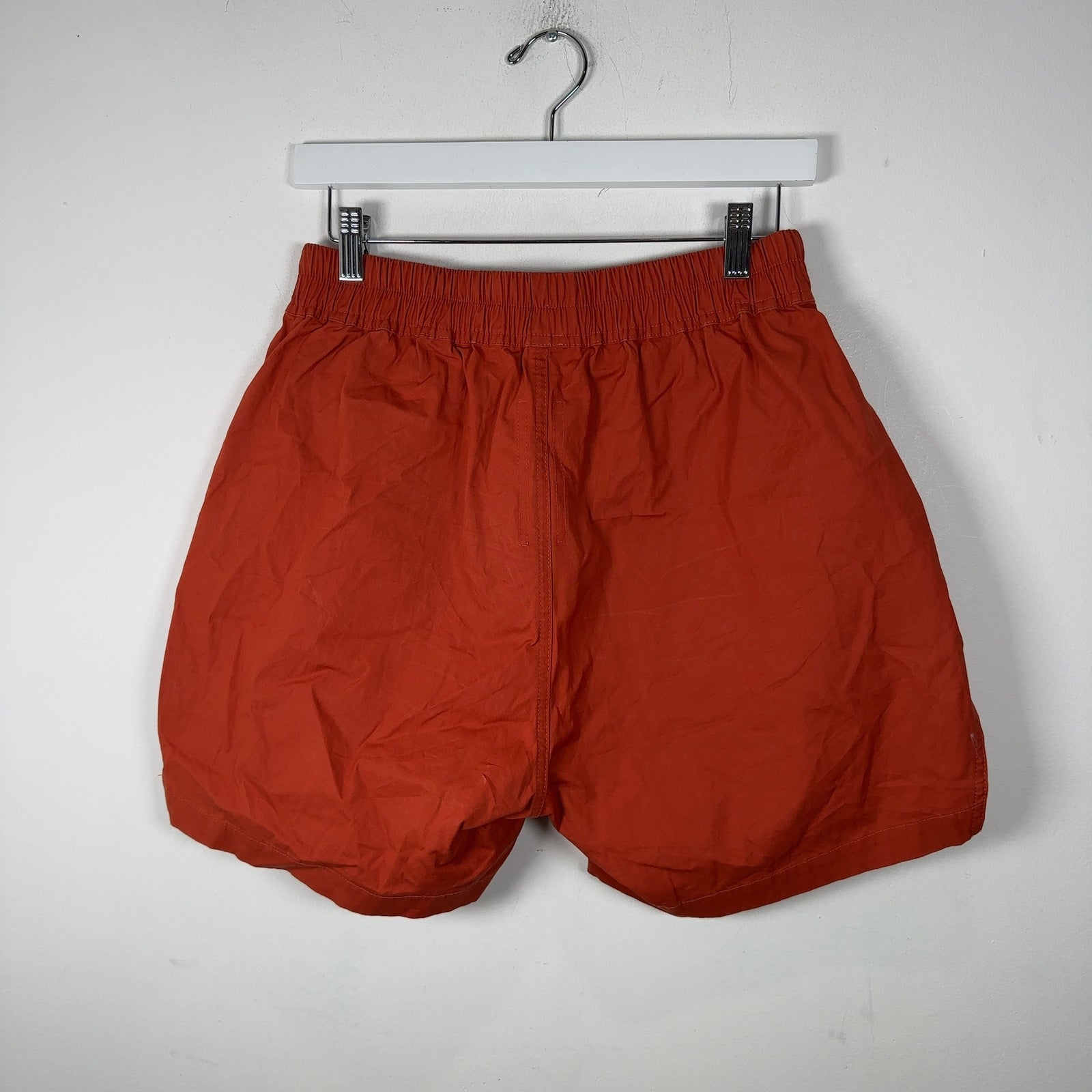 Rick Owens Strobe Penta Boxer Orange Shorts