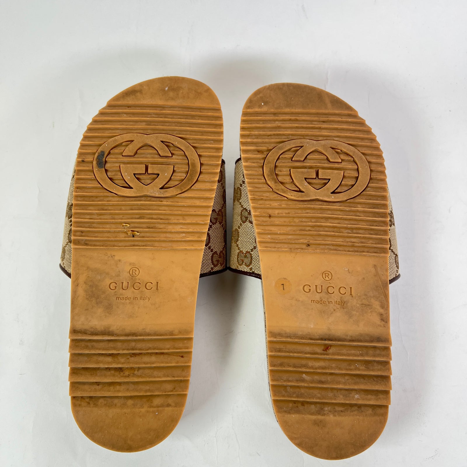 Gucci GG Canvas Sandals