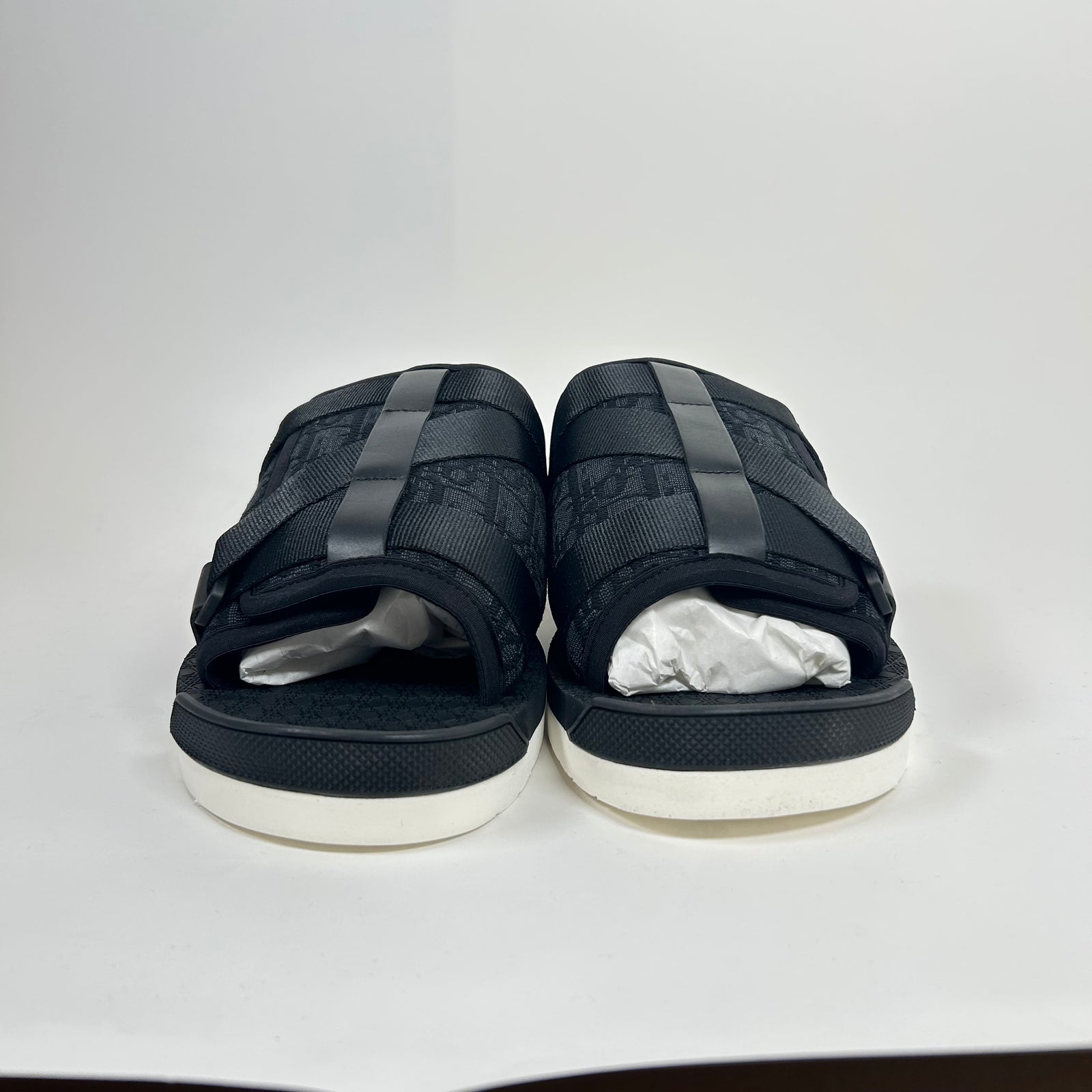 Dior Black Oblique Alpha Sandals Size 42