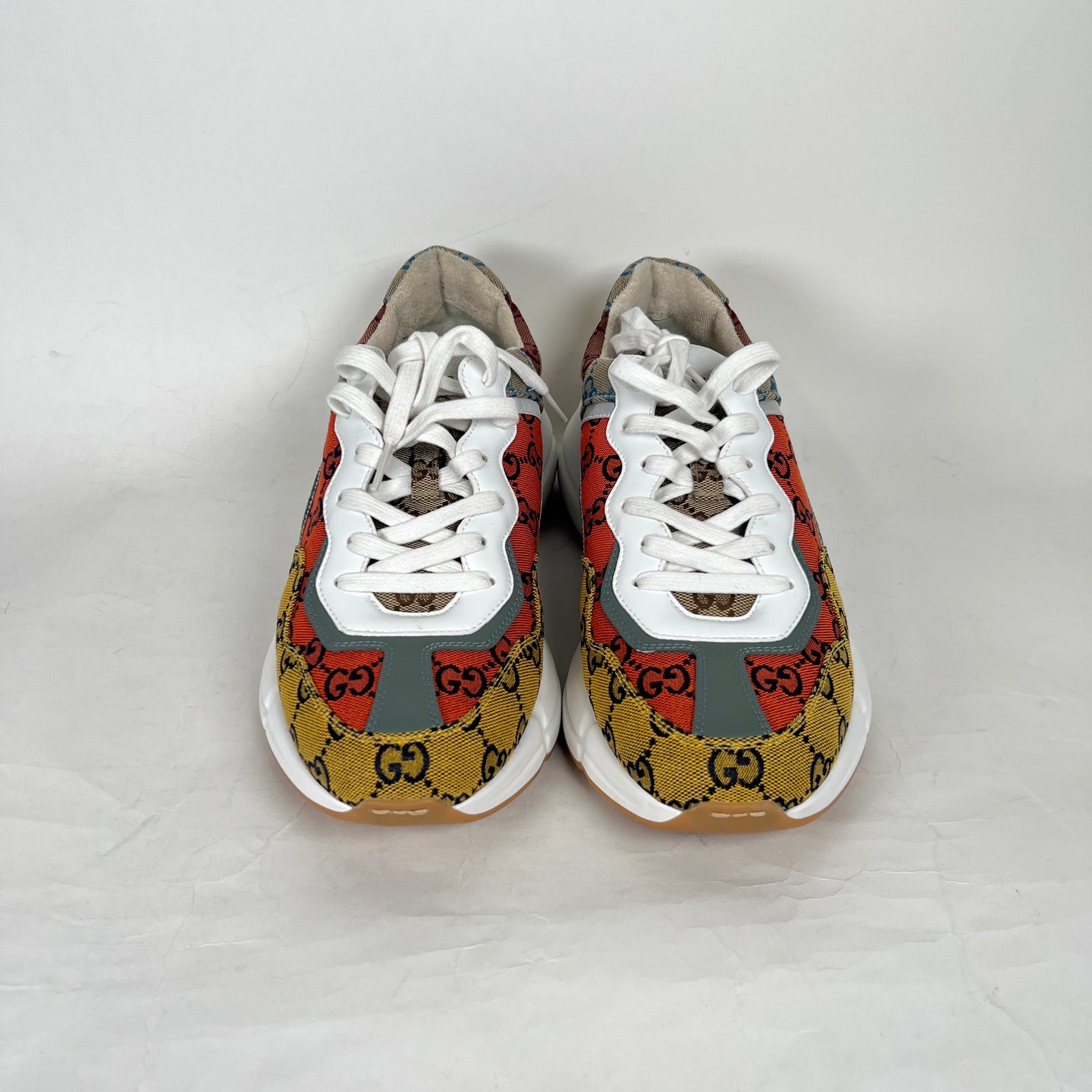 Gucci Multi Color Rhyton Sneaker Size GG 8.5