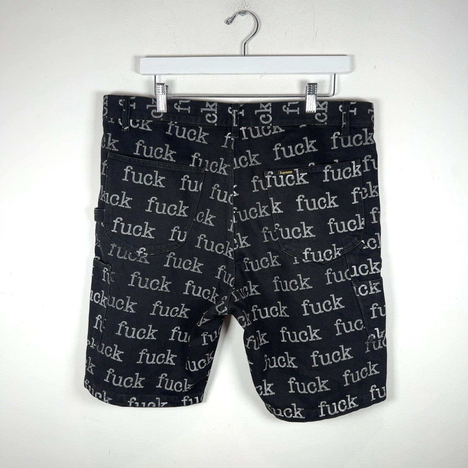 Supreme Fuck Denim Shorts