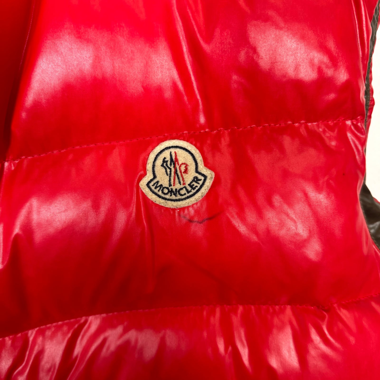 Moncler Red Tib Galet Vest Size 3
