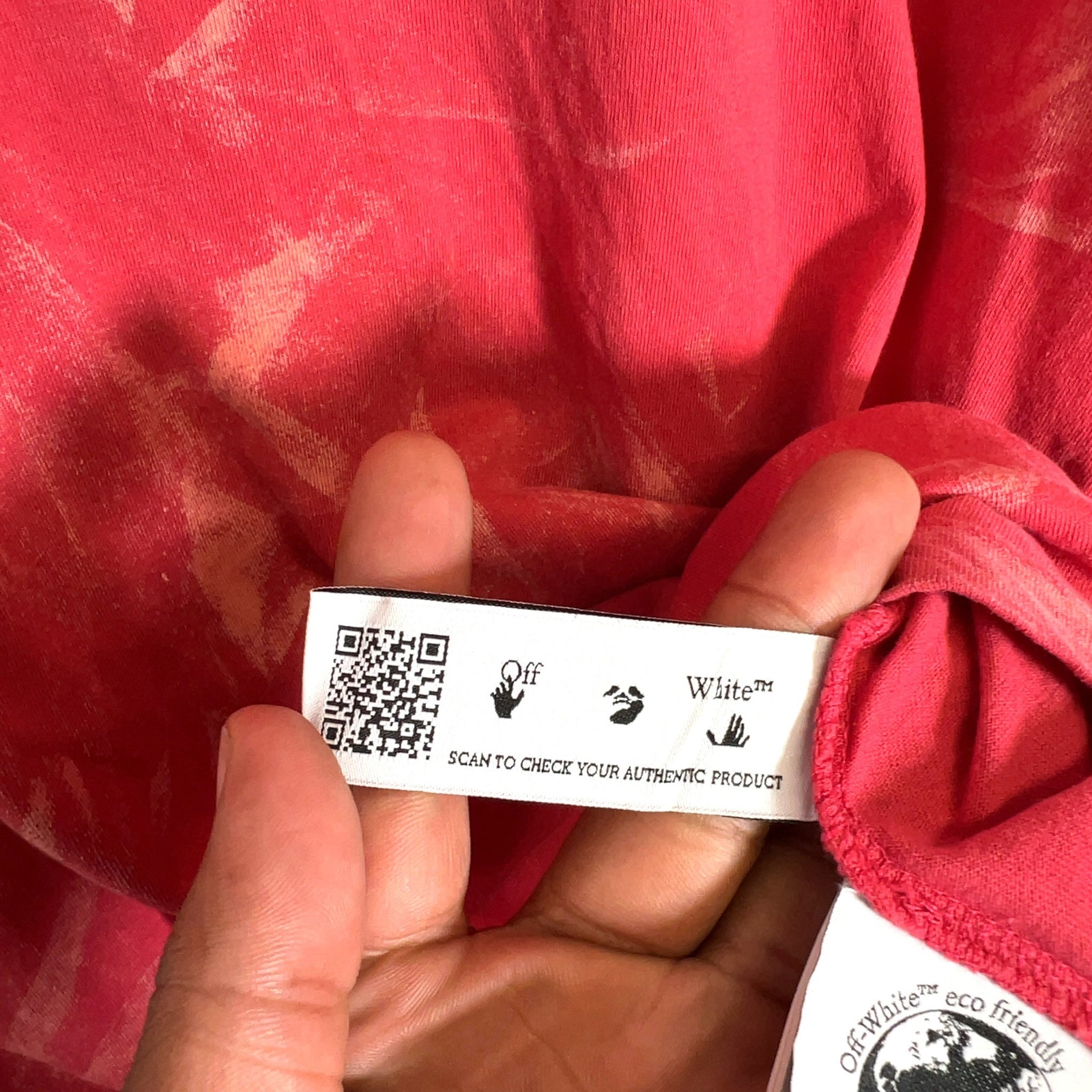 Off-White Vintage Bleach Logo T-Shirt