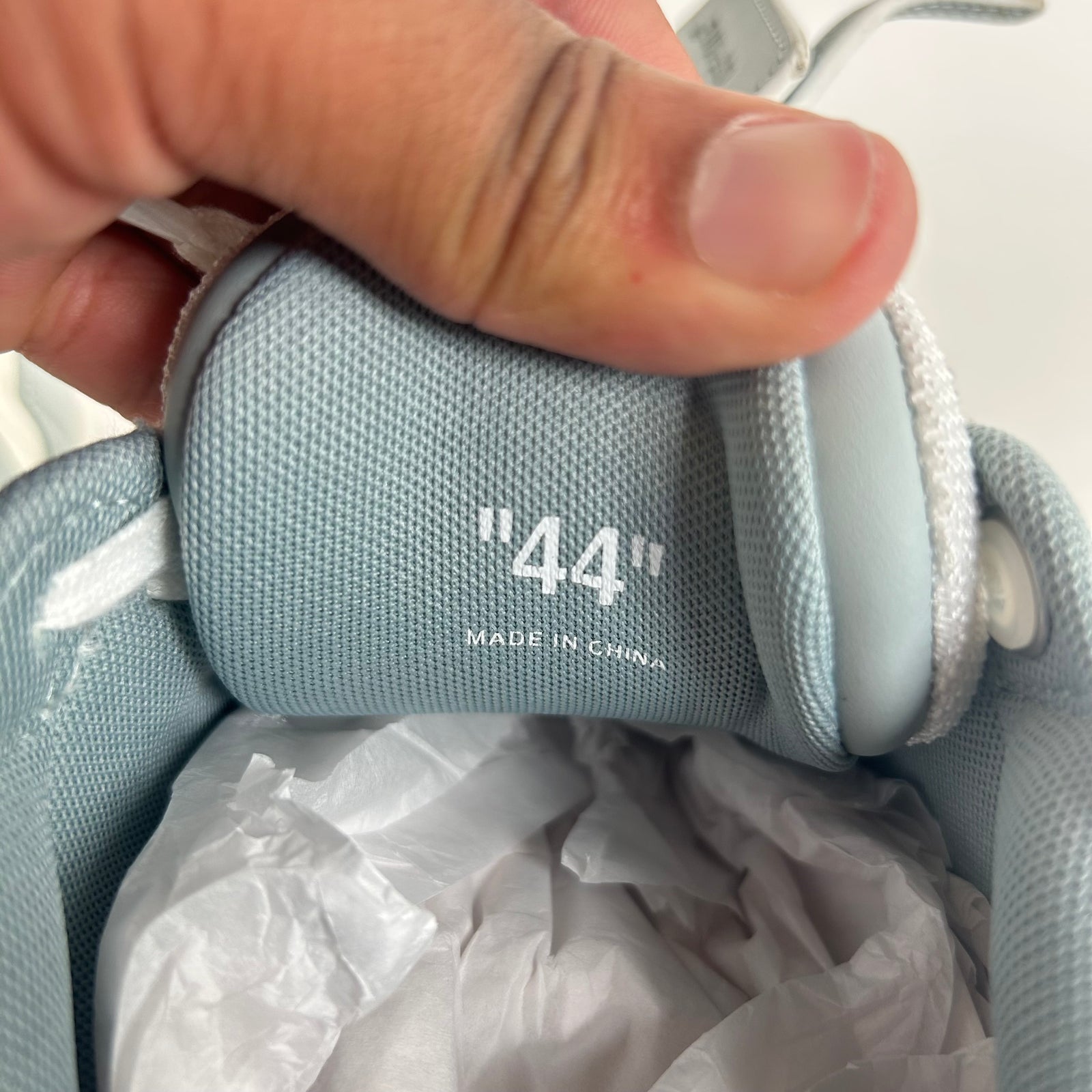 Off-White Greyish Blue Out Of Office Sneaker Size 44