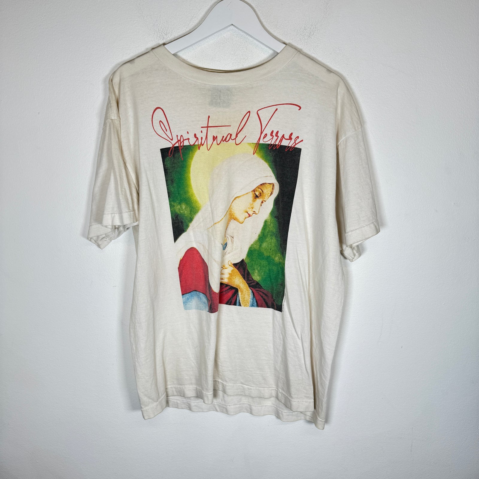 Saint Michael White Underlying Chaos T-Shirt Size L